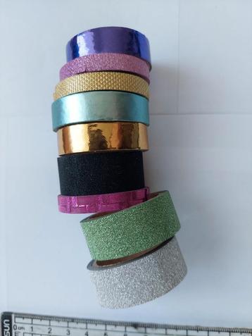 Restant washitape glitter foil  beschikbaar voor biedingen