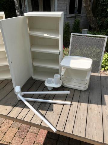 Space Age badkamer accessoires en kasten (Nayade) beschikbaar voor biedingen