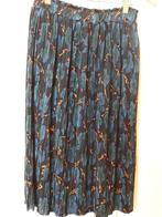 Plisse rok van Garcia., Ophalen, Blauw, Gedragen, Onder de knie