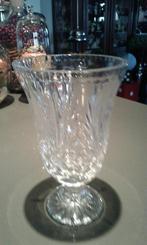 Kristallen vaas op voet gewicht 1800 gram, Overige kleuren, Nieuw, Ophalen of Verzenden, Glas