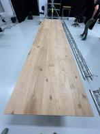 Massief eiken tafelblad 4.00 x 1.00 meter, Doe-het-zelf en Verbouw, Nieuw, Ophalen of Verzenden, Hout