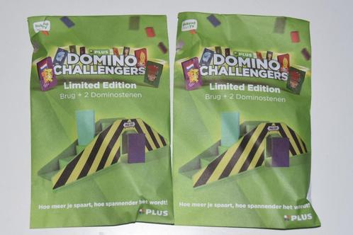 Plus Domino Challengers Brug + Dominostenen Nieuw, Verzamelen, Supermarktacties, Plus, Ophalen of Verzenden