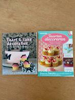 Boek Taart &cake decoraties + tijdschrift taarten decoreren, Boek of Tijdschrift, Ophalen of Verzenden, Zo goed als nieuw, Taarten