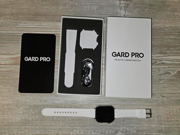 Z.g.a.n Gard Pro health watch 3 smartwatch wit zilver, Sieraden, Tassen en Uiterlijk, Smartwatches, Zo goed als nieuw, Wit, Ophalen of Verzenden