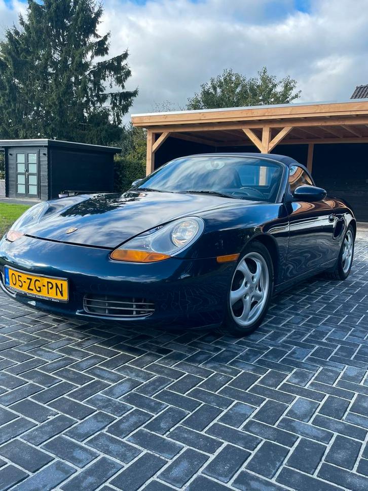 Porsche boxster 2.5 1998 Blauw 148dkm, Auto's, Porsche, Particulier, Boxster, Airbags, Airconditioning, Alarm, Centrale vergrendeling