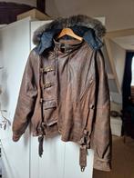 Zeldzame vintage leren jas, Ophalen of Verzenden, Zo goed als nieuw, Maat 56/58 (XL), Bruin