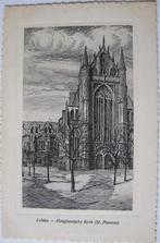 Leiden - Hooglandsche Kerk (St. Pancras), Verzamelen, Ansichtkaarten | Nederland, Verzenden, 1940 tot 1960, Ongelopen, Zuid-Holland