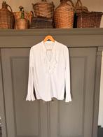 Prachtige nieuwe witte blouse van Helena Hart XL = 42 L, Ophalen of Verzenden, Zo goed als nieuw, Maat 42/44 (L), Wit