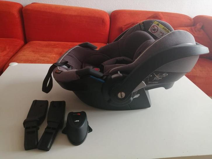 BeSafe iZi Go Modular X2 i-Size -gr.0 + dubatti adapters, Kinderen en Baby's, Autostoeltjes, Gebruikt, Overige merken, 0 t/m 13 kg