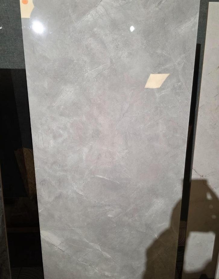 1. Vloer- en wandtegel Grey 60x120 OP=OP!, Doe-het-zelf en Verbouw, Tegels, Nieuw, Vloertegels, Keramiek, 60 cm of meer, 60 cm of meer