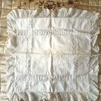 Groot antiek gekantklost/ kanten kussensloop... boudoir .., Verzenden