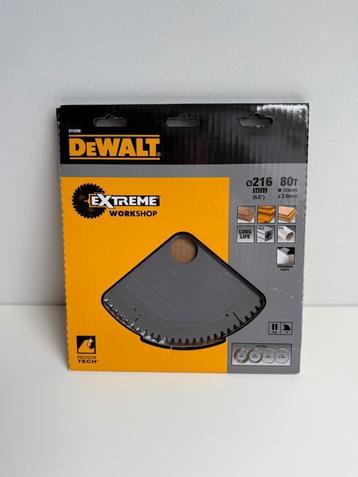 DeWALT DT4286 Extreme Cirkelzaagblad - 216 x 30 x 80T beschikbaar voor biedingen