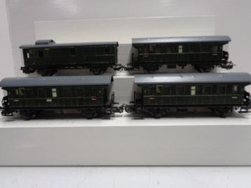 Marklin Pers.rijtuigen 4002/2/2/3 DB 4x (H0). beschikbaar voor biedingen