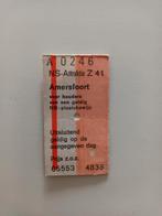 Oud treinkaartje "NS Attraktie Amersfoort", Verzamelen, Spoorwegen en Tramwegen, Ophalen of Verzenden, Gebruikt, Trein, Overige typen