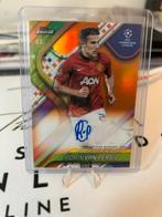 Robin van Persie autograph 09/25 Topps finest Manchester utd, Verzamelen, Ophalen of Verzenden, Zo goed als nieuw, Buitenlandse clubs