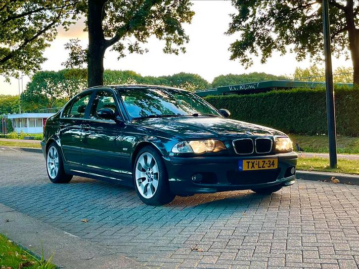 BMW 3-Serie 328 AUT 193PK Groen LPG-3 Youngtimer, Auto's, BMW, Bedrijf, 3-Serie, Benzine, Sedan, Automaat, Origineel Nederlands