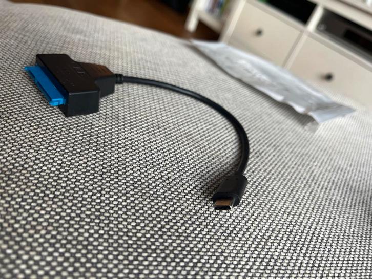 USB-C naar SATA Adapter voor HDD/SSD, Computers en Software, Pc- en Netwerkkabels, Nieuw, Ophalen of Verzenden