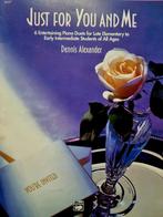 Just For You and Me - Pianoduetten voor gevorderden., Klassiek, Les of Cursus, Nieuw, Ophalen of Verzenden