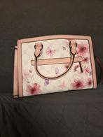 Roze Handtas met Bloemen, Ophalen of Verzenden, Zo goed als nieuw, Roze, Handtas