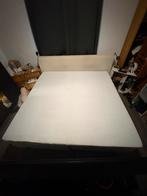 Moet Snel Weg Eastborn Witte boxspring 200/200, Huis en Inrichting, Ophalen, Wit, Tweepersoons, Zo goed als nieuw