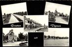 Groeten uit Vlijmen - 5 afb o.a. Autoweg - gelopen, Verzamelen, Ansichtkaarten | Nederland, Ophalen of Verzenden, Voor 1920, Gelopen