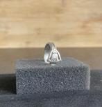 Vintage handmade spoon ring - Flame, Nieuw, Ophalen of Verzenden, Kleiner dan 17, Dame of Heer