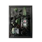 Uniek heineken Schilderij met Gebroken Fles & Epoxy, Antiek en Kunst, Ophalen of Verzenden