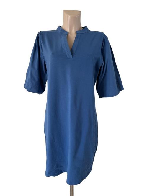 Anna van Toor jurk L, Kleding | Dames, Jurken, Zo goed als nieuw, Maat 42/44 (L), Blauw, Ophalen of Verzenden