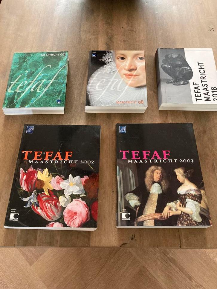 CATALOGI TEFAF EUROPEAN FINE ART FAIR Jaren 2002-2003-2008, Boeken, Kunst en Cultuur | Beeldend, Zo goed als nieuw, Ophalen