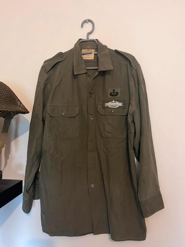 Amerikaans/duits militair jasje, Verzamelen, Militaria | Algemeen, Landmacht, Kleding of Schoenen, Duitsland, Ophalen of Verzenden