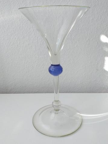 Erg hoge mooie Cocktail glas. 25 cm. hoog.  beschikbaar voor biedingen