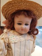 Kestner turn head 39 cm borstplaat  leren  lijf !, Ophalen of Verzenden