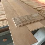 gestoomd eiken multiplank houten vloer, 45m2, 100% gerenovee, Doe-het-zelf en Verbouw, Ophalen, Vloerdelen of -planken, Zo goed als nieuw