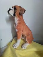 14475) mooi groot beeld hond Boxer  hoog 35cm, Verzamelen, Beelden en Beeldjes, Ophalen of Verzenden, Zo goed als nieuw, Dier