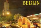 Ansichtkaart	Berlijn (Duitsland)	bij nacht, Verzamelen, Verzenden, 1960 tot 1980, Gelopen, Duitsland