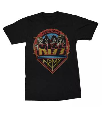 Kiss Army Loud & Proud T-Shirt (L). Nieuw en ongedragen beschikbaar voor biedingen