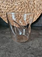6x roze drinkglazen -  drinkglas - waterglas Kwantum, Ophalen, Zo goed als nieuw, Glas, Overige stijlen