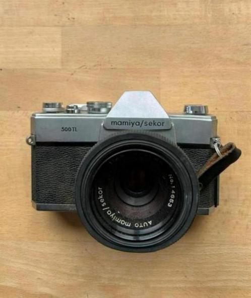 Mamiya 500TL, Audio, Tv en Foto, Fotocamera's Analoog, Niet werkend, Spiegelreflex, Overige Merken, Ophalen of Verzenden