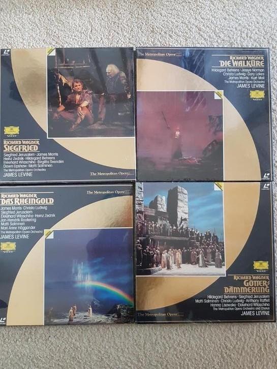 laser disc Richard Wagner opera 4x, Cd's en Dvd's, Dvd's | Muziek en Concerten, Nieuw in verpakking, Muziek en Concerten, Boxset