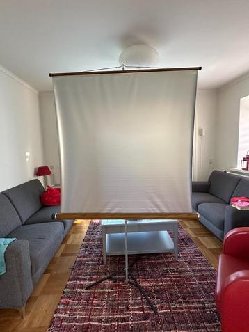 Vintage | Dia scherm | 125 x 125 cm | Inklapbaar-verstelbaar beschikbaar voor biedingen