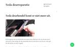 tesla model s door handles, Ophalen of Verzenden, Nieuw, Voor, Deur