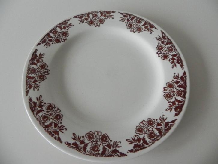 Boch La Louvière borden dinerborden spuitdecor, Antiek en Kunst, Antiek | Servies los, Ophalen