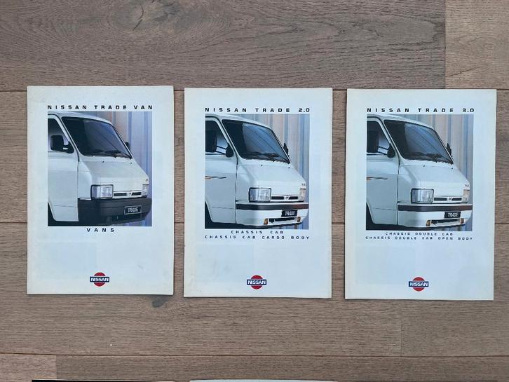 NISSAN TRADE FOLDERS, Boeken, Auto's | Folders en Tijdschriften, Gelezen, Nissan, Ophalen of Verzenden