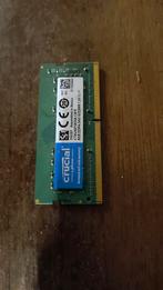 Crucial 8GB DDR4 SODIMM Laptop Geheugen, Ophalen, Gebruikt, DDR4, 8 GB