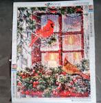 Diamond painting Vogels voor het raam 0.35 x 0.45 cm, Ophalen, Nieuw, Knutselwerk