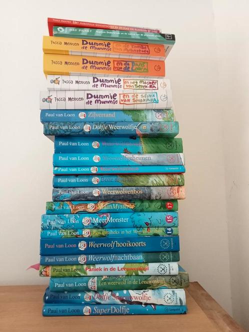 Dolfje Weerwolfje, Dummie de Mummie en 3 gratis boekjes, Boeken, Kinderboeken | Jeugd | onder 10 jaar, Zo goed als nieuw, Ophalen