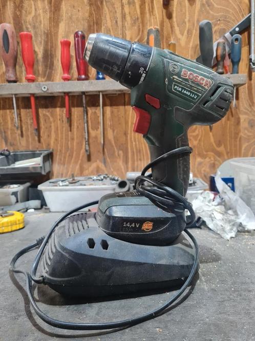 Bosch accu schroefmachine 14,4v, Doe-het-zelf en Verbouw, Gereedschap | Boormachines, Gebruikt, Boor- en Schroefmachine, Ophalen of Verzenden
