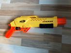 Nerf speelgoedpistool Alpha Strike met 7 pijlen, ca 55 cm, Gebruikt, Ophalen of Verzenden