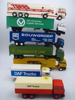 Lion car - 7 miniatuur Trucks DAF en Mercedes 1:50, Ophalen of Verzenden, Gebruikt, Bus of Vrachtwagen, Lion Toys