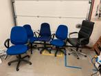 Bureaustoelen, €30,- per stuk, Ophalen, Gebruikt, Blauw, Bureaustoel